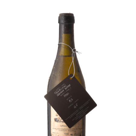 Arhivsko bijelo vino Traminac izborna berba 1990, butelja 0,70l